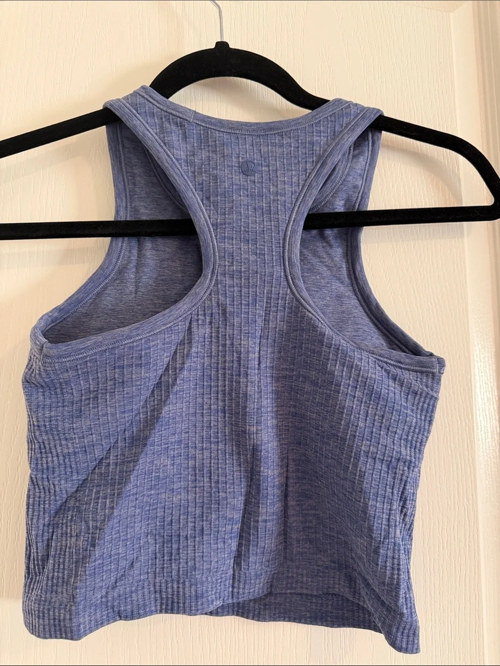 lululemon athletica Ribbed Racerback Tank in Heathered Blue